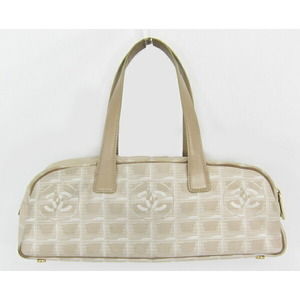CHANEL Boston Bag Beige